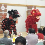 春節祝賀会獅子舞